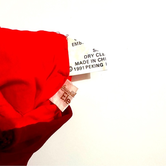 Vintage 1991 Needlepoint Christmas Santa Stocking - Picture 4 of 4